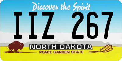 ND license plate IIZ267