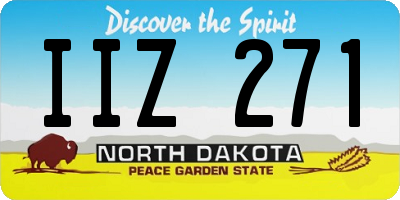 ND license plate IIZ271