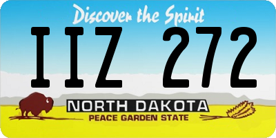 ND license plate IIZ272
