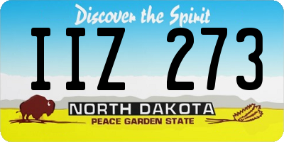 ND license plate IIZ273