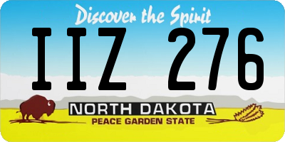 ND license plate IIZ276