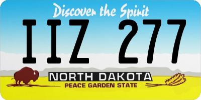 ND license plate IIZ277