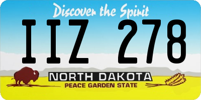 ND license plate IIZ278