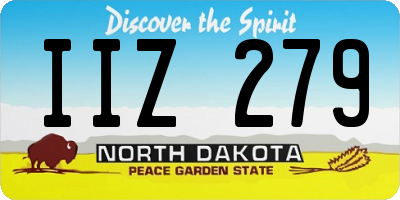 ND license plate IIZ279