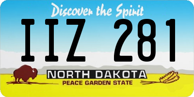 ND license plate IIZ281