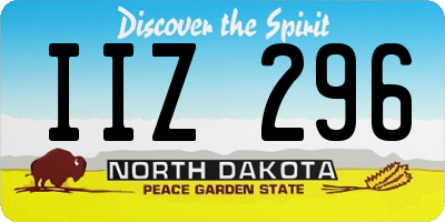 ND license plate IIZ296