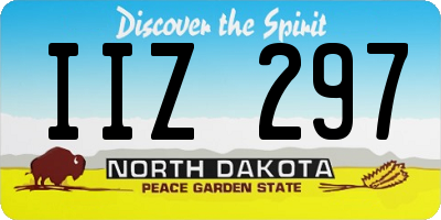 ND license plate IIZ297
