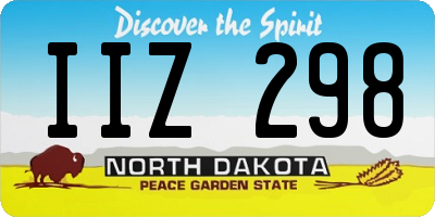 ND license plate IIZ298