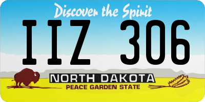 ND license plate IIZ306