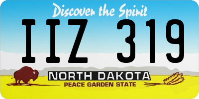 ND license plate IIZ319