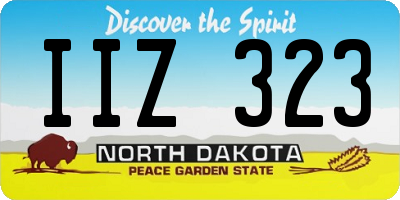 ND license plate IIZ323