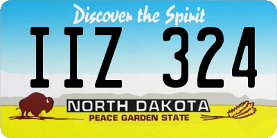 ND license plate IIZ324