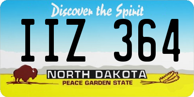 ND license plate IIZ364