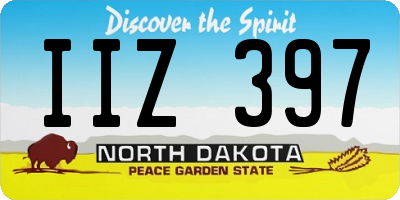 ND license plate IIZ397