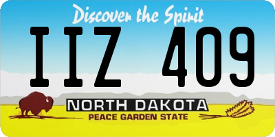 ND license plate IIZ409