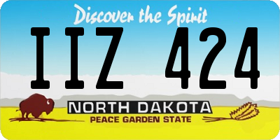 ND license plate IIZ424