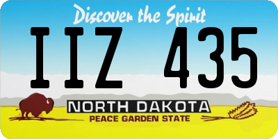 ND license plate IIZ435