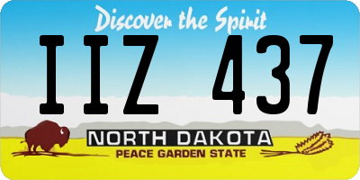 ND license plate IIZ437