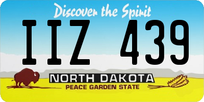 ND license plate IIZ439