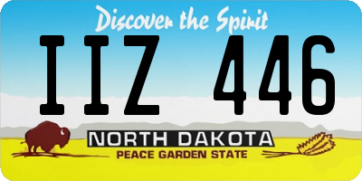 ND license plate IIZ446