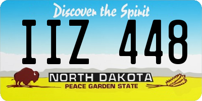 ND license plate IIZ448