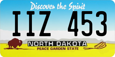ND license plate IIZ453