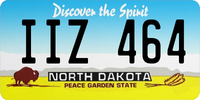 ND license plate IIZ464
