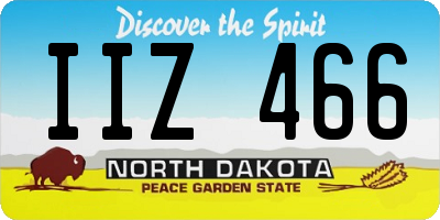 ND license plate IIZ466