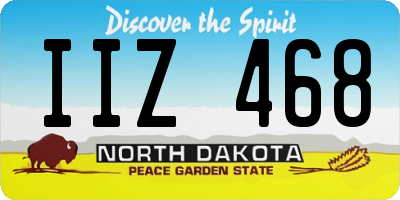 ND license plate IIZ468