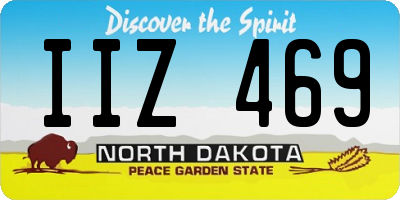 ND license plate IIZ469