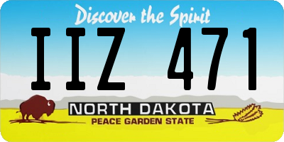 ND license plate IIZ471