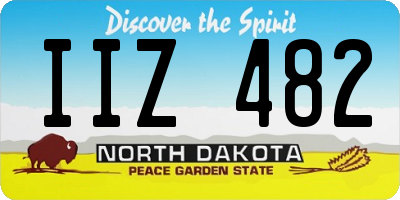 ND license plate IIZ482