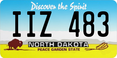 ND license plate IIZ483