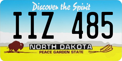 ND license plate IIZ485