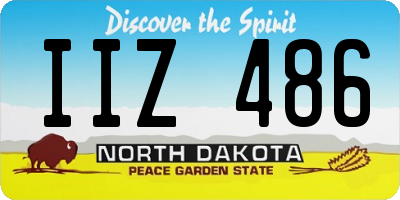 ND license plate IIZ486