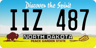 ND license plate IIZ487