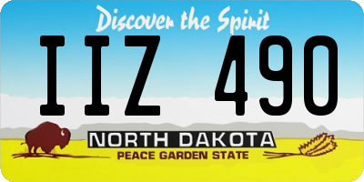ND license plate IIZ490