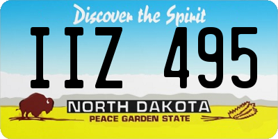 ND license plate IIZ495