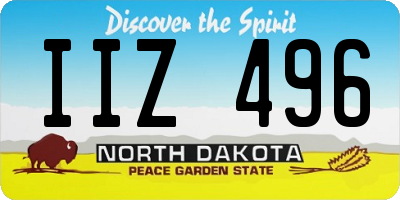 ND license plate IIZ496