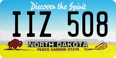 ND license plate IIZ508
