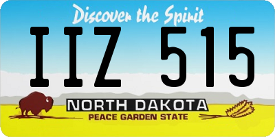 ND license plate IIZ515