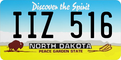 ND license plate IIZ516