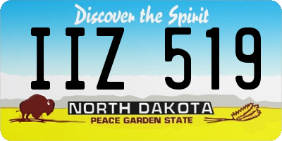 ND license plate IIZ519