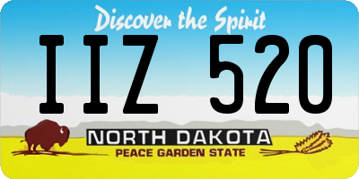 ND license plate IIZ520