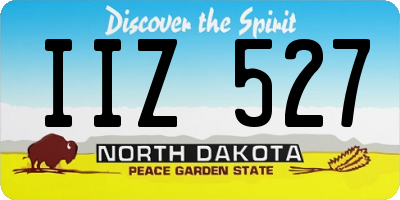ND license plate IIZ527