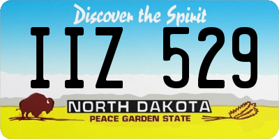 ND license plate IIZ529