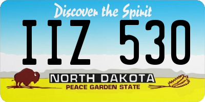 ND license plate IIZ530