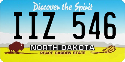 ND license plate IIZ546