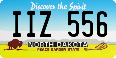 ND license plate IIZ556