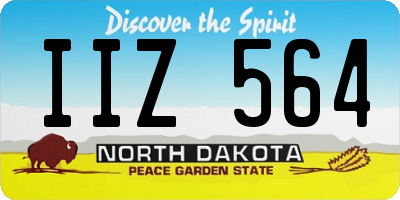 ND license plate IIZ564